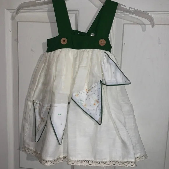white christmas dresses Swea Pea and Lilli Infant Green and Navy Plaid Holiday Dress C537 main image 0
